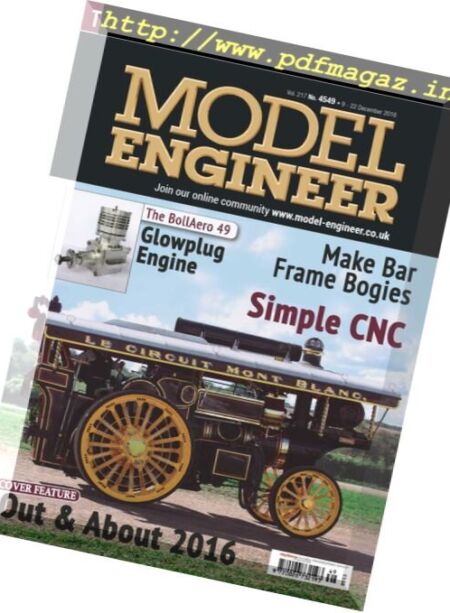 Model Engineer – 9 December 2016 Cover
