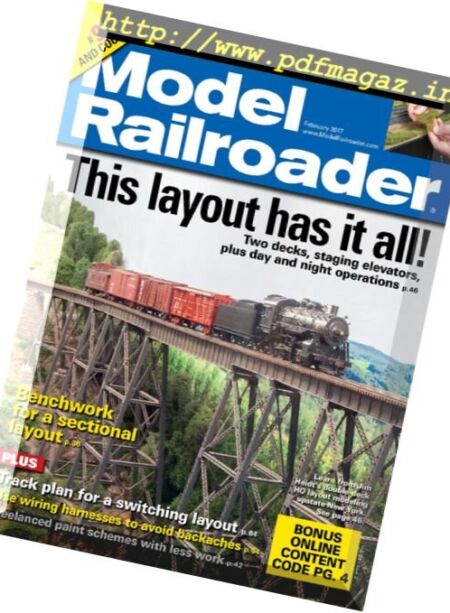 Model Railroader – February 2017 Cover