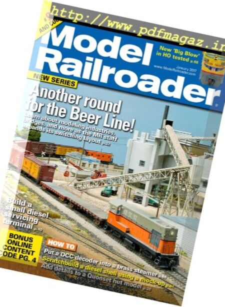 Model Railroader – January 2017 Cover