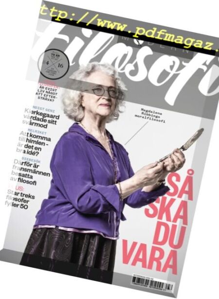 Modern Filosofi – Nr.4, 2016 Cover