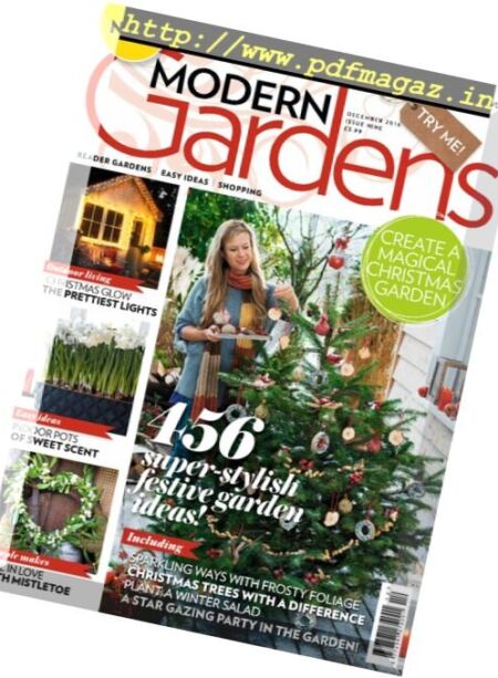 Modern Gardens – December 2016 Cover