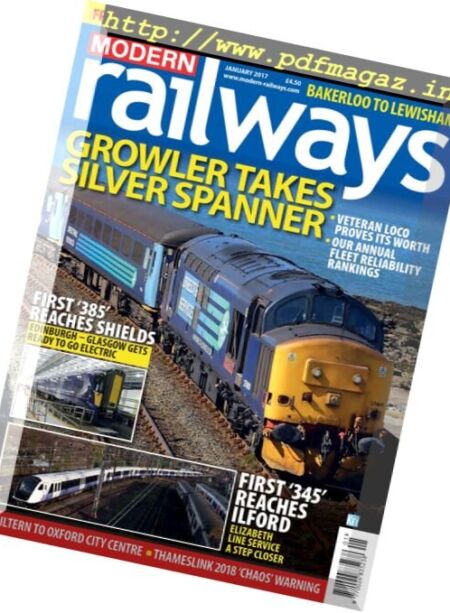 Modern Railways – January 2017 Cover