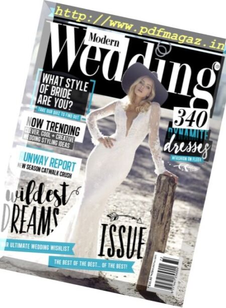 Modern Wedding – Issue 72, 2016 Cover