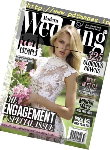 Modern Wedding – Issue 73, 2016 Cover