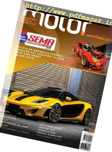 Motor Indonesia – November 2016 Cover