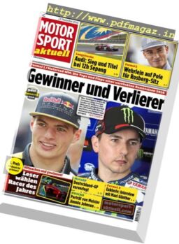 Motorsport Aktuell – 13 Dezember 2016