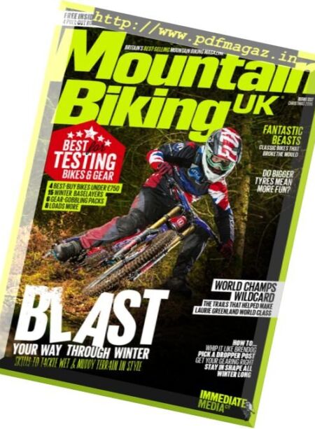 Mountain Biking UK – Issue 337, Christmas 2016 Cover