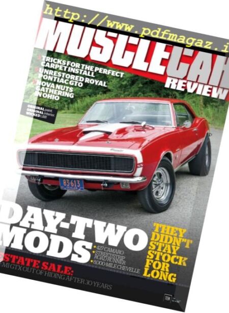 Muscle Car Review – January 2017 Cover