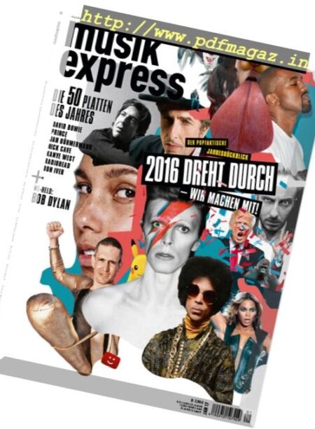 Musikexpress – Januar 2017 Cover