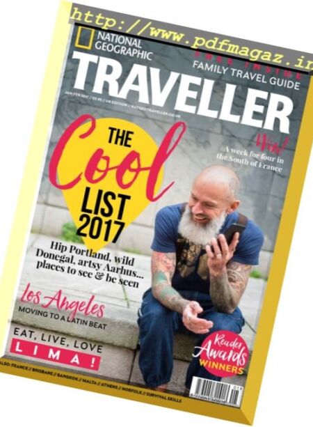 National Geographic Traveller UK – January-February 2017 Cover