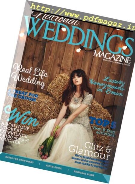National Weddings Magazine – Winter 2016 Cover