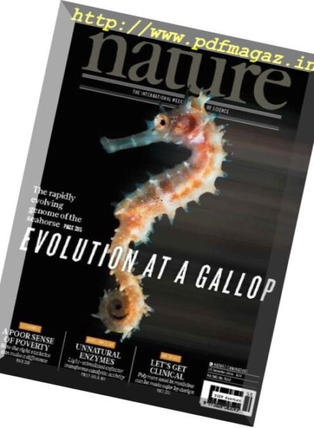 Nature magazine – 15 December 2016 Cover