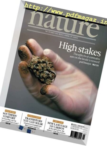 Nature magazine – 17 November 2016 Cover