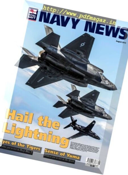 Navy News – August 2016 Cover