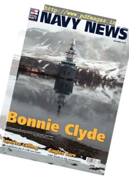 Navy News – December 2016 Cover