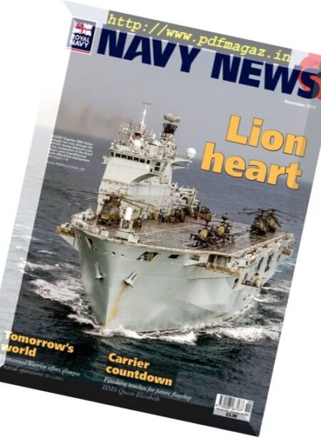 Navy News – November 2016 Cover