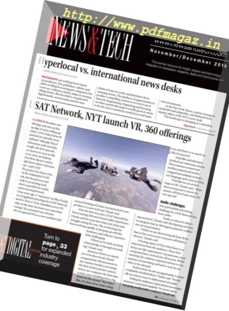 News & Tech – November-December 2016 Cover