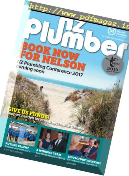 NZ Plumber – December 2016 – January 2017 Cover