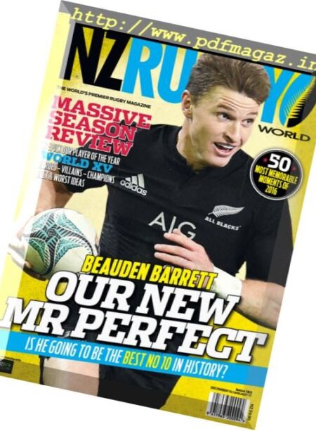 NZ Rugby World – December 2016 – January 2017 Cover
