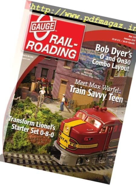 O Gauge Railroading – January 2010 Cover