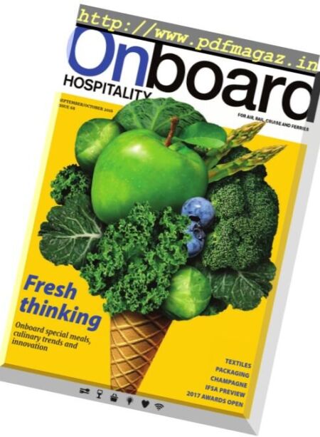 Onboard Hospitality – September-October 2016 Cover