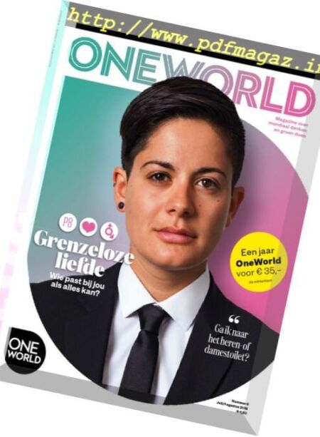 One World – Juli-Augustus 2016 Cover