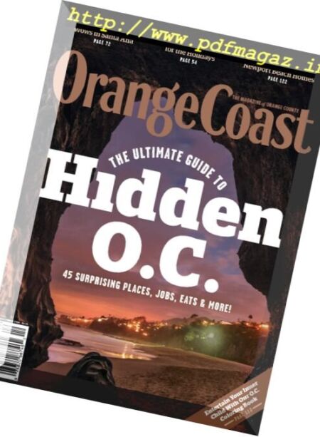 Orange Coast Magazine – December 2016 Cover