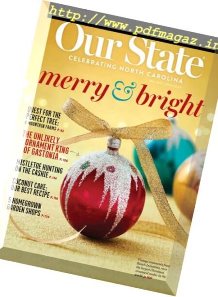 Our State – Celebrating North Carolina – December 2016 Cover