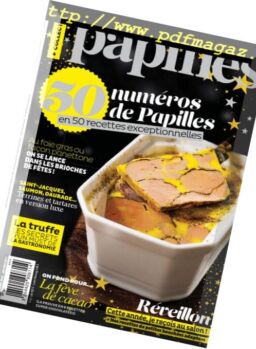 Papilles – Decembre 2016 – Janvier 2017