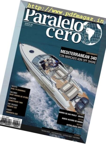 Paralelo Cero – Noviembre 2016 Cover