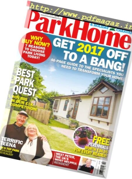 Park Home & Holiday Caravan – January 2017 Cover