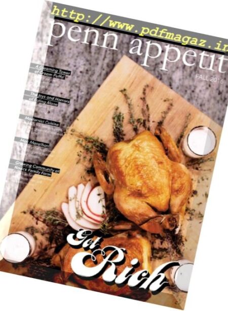 Penn Appetit – Fall 2016 Cover
