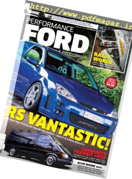 Performance Ford – January 2017 Cover