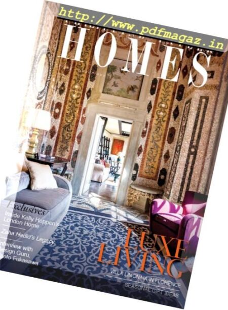Philippine Tatler Homes – Vol. 15, 2016 Cover