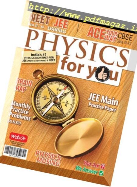 Physics For You – January 2017 Cover