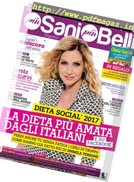 Piu Sani Piu Belli – Gennaio 2017 Cover