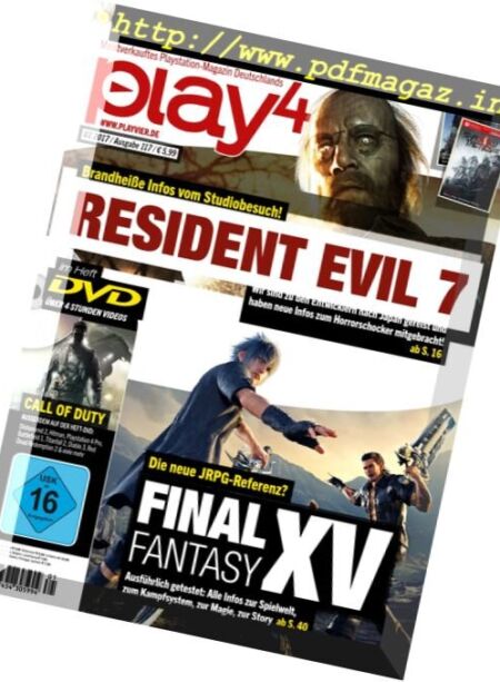 Play4 Magazin – Januar 2017 Cover