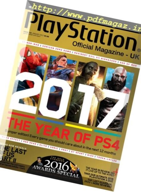 PlayStation Official Magazine UK – January 2017 Cover