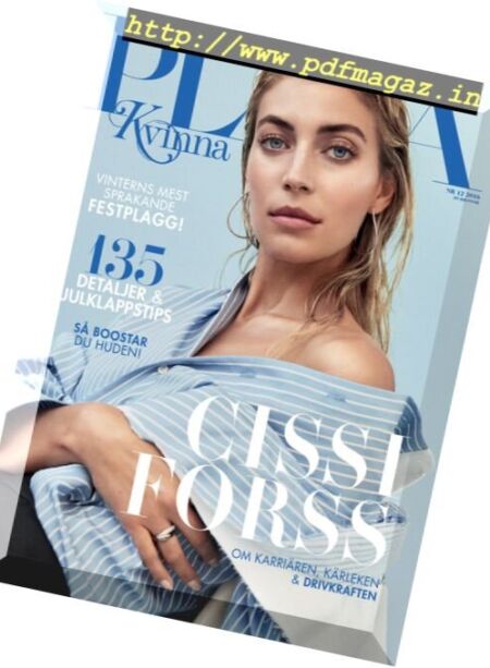 Plaza Kvinna – December 2016 Cover