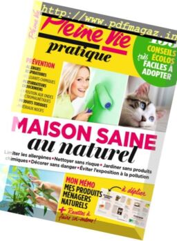 Pleine Vie Pratique – Maison Saine 2016