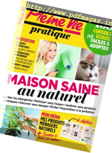 Pleine Vie Pratique – Maison Saine 2016 Cover