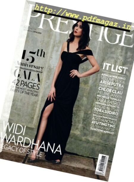 Prestige Indonesia – December 2016 Cover