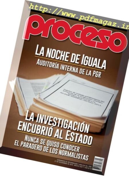 Proceso – 27 Noviembre 2016 Cover