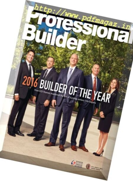 Professional Builder – December 2016 Cover