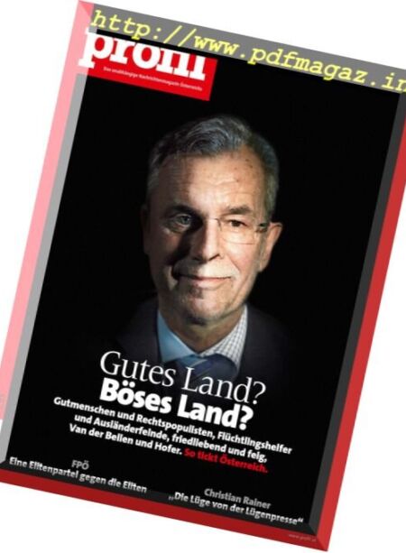Profil – 12 Dezember 2016 Cover