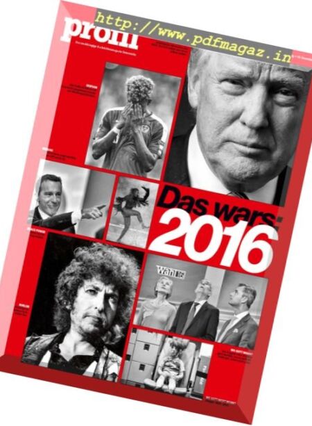 Profil – 19 Dezember 2016 Cover