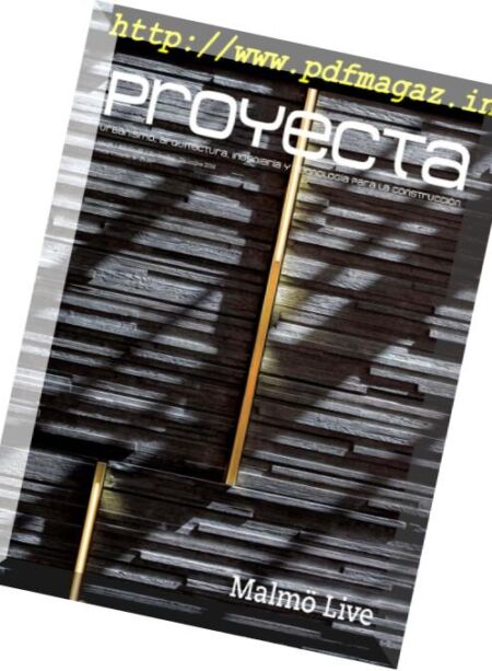 Proyecta Magazine – Noviembre-Diciembre 2016 Cover