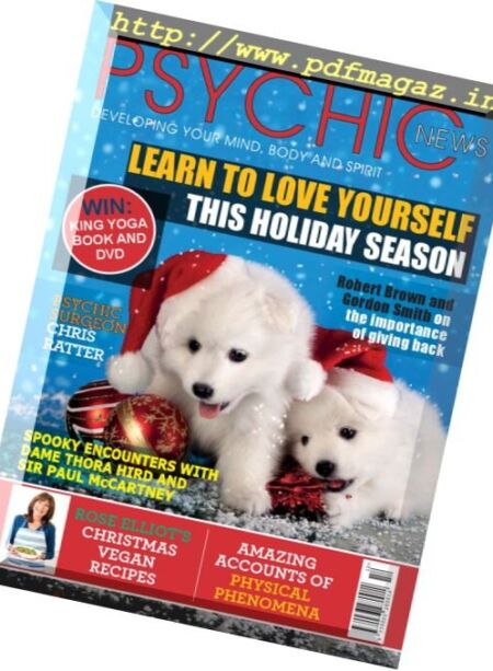 Psychic News – December 2016 Cover