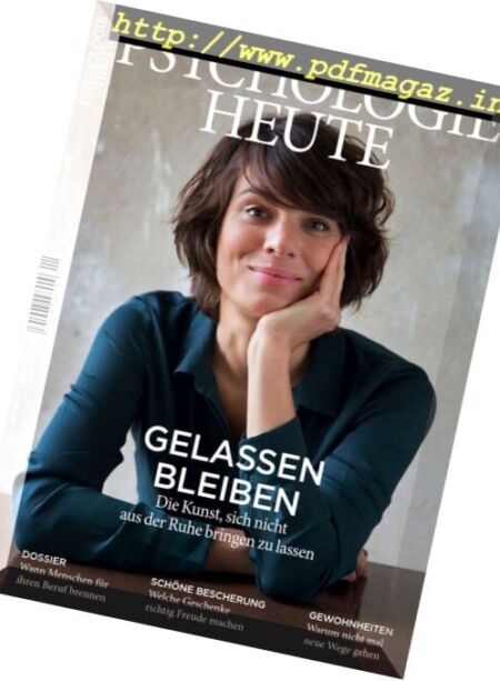 Psychologie Heute – Januar 2017 Cover