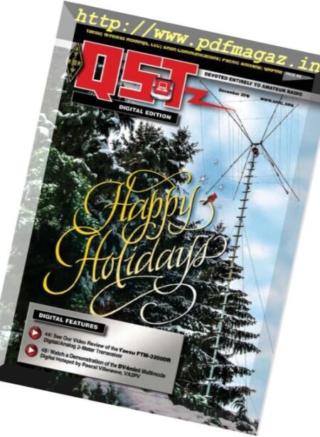 QST Magazine – December 2016 Cover